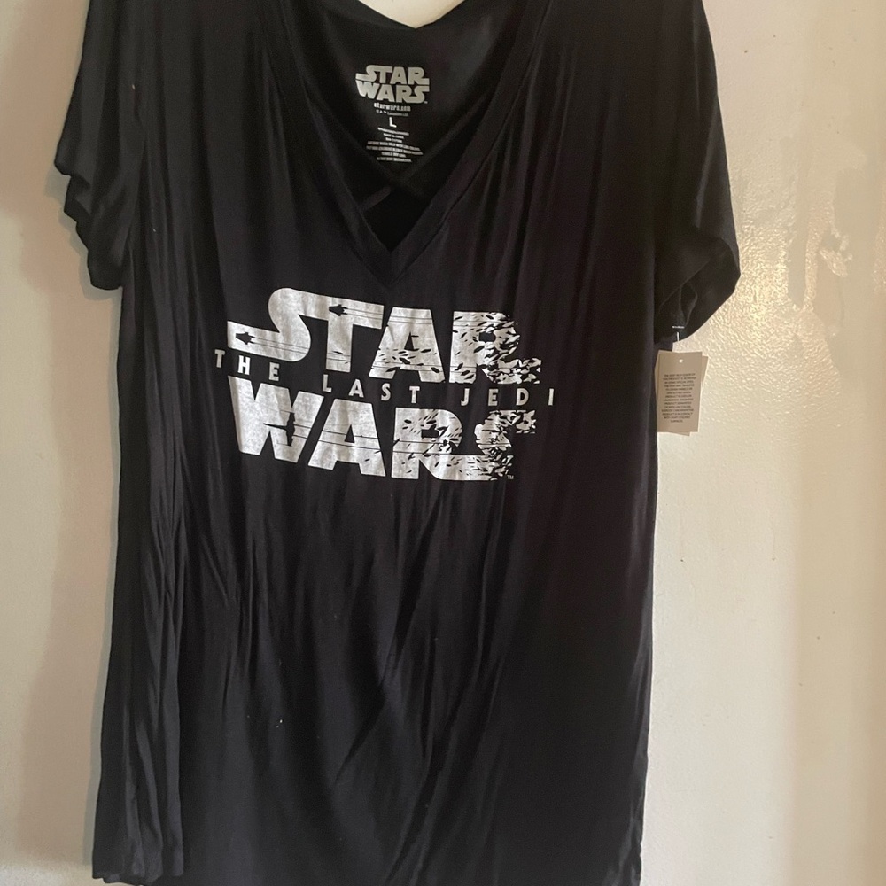 Star Wars Black Graphic Women's Top